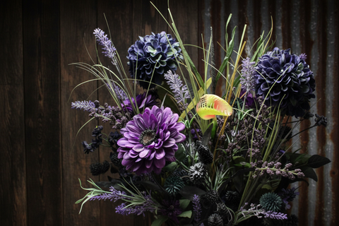 Spooky Midnight Bloom - Halloween Floral Arrangement
