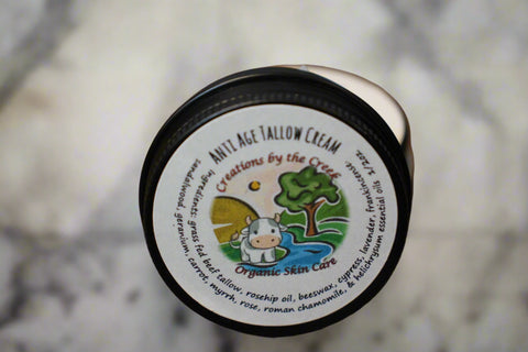 Anti Age Tallow Cream, 1/2 oz by Creations by the Creek