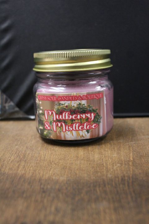 Mulberry & Mistletoe Wood Wick 6oz Candle by Gypsy Soul