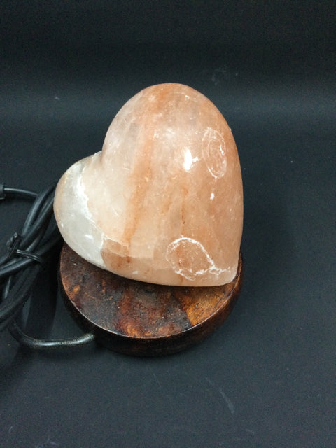 Heart Salt Lamp by Pirate Booty and Crystal Treasures