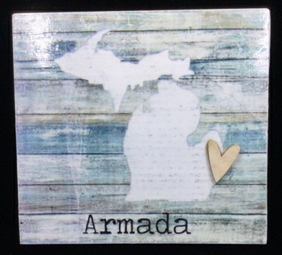 Armada Wood Sign 6