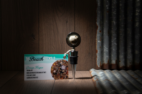Metal Wine Stopper by MI Beachrocks 2