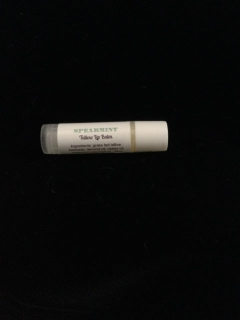 Spearmint Tallow Lip Balm by Creations by the Creek