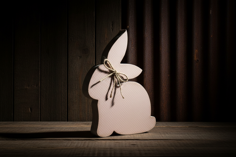 Polka Dot Bunny Shelf Sitter – by Fine Crafts by Etti
