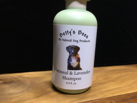 Oatmeal & Lavender Dog Shampoo by Betty's Bees Pet Care