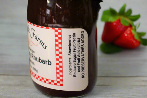 Strawberry Rhubarb Preserves by Cove Creek Farms