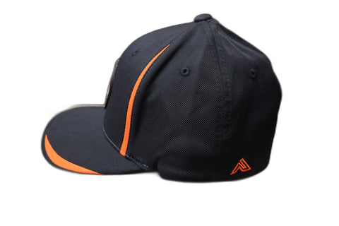 Armada Tiger HatBlack and Orange Pacific Headwear DTI Hats & Headwear
