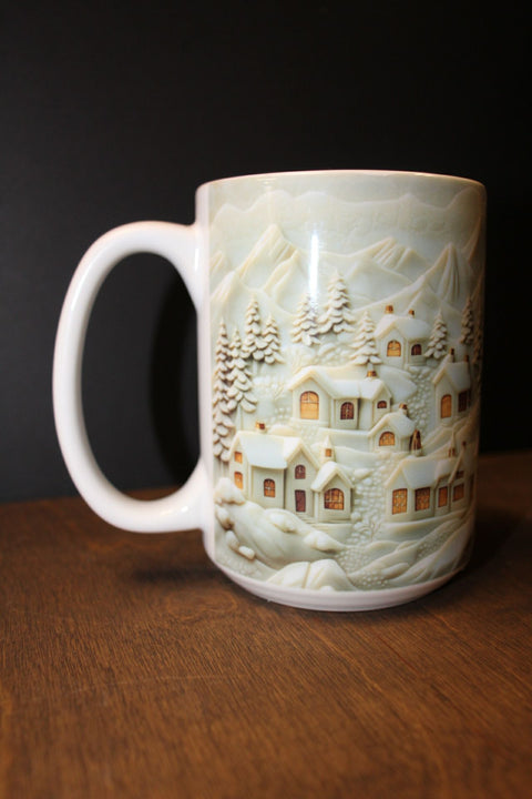 Winter Village Coffee Mug by June Bugs