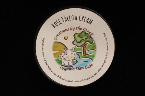 Rose Tallow Cream, 2oz by Creations by the Creek