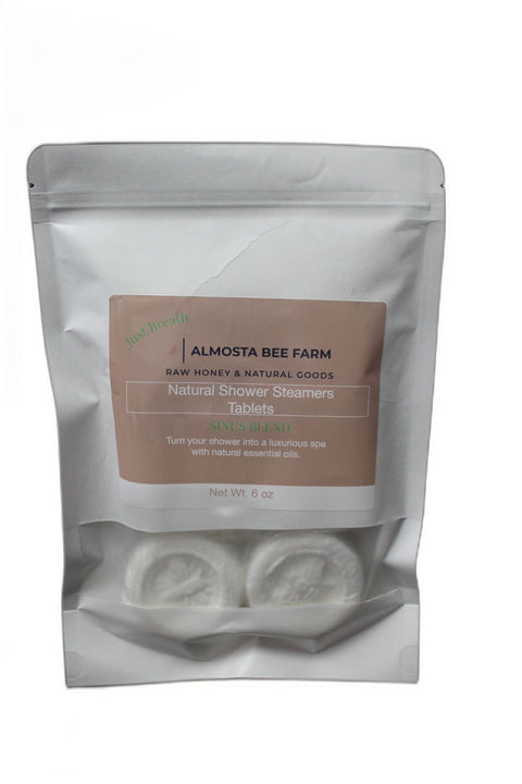 Almosta Bee Farm Just Breathe Sinus  Natural Shower Steamers