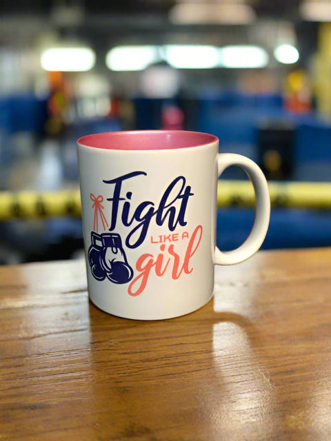 Fight Like a Girl Mug by June Bugs