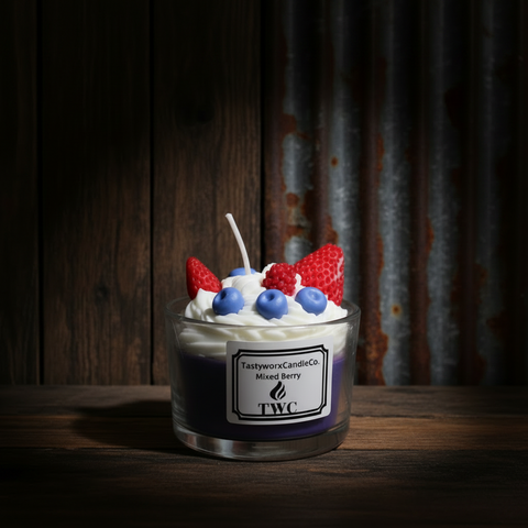Mixed Berry Soy Candle by TastyWorxCandleCo