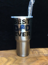 Load image into Gallery viewer, Best Dad Ever Stainless Steel tumbler by Ravaged Barn
