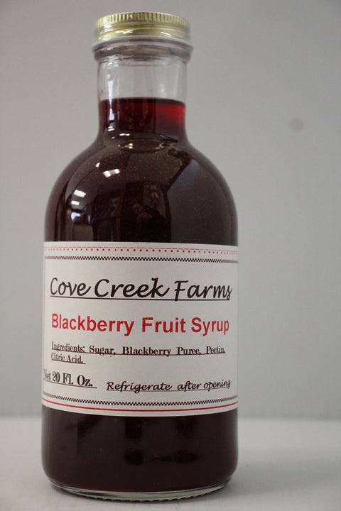 Blackberry Fruit Syrup by Cove Creek Farms