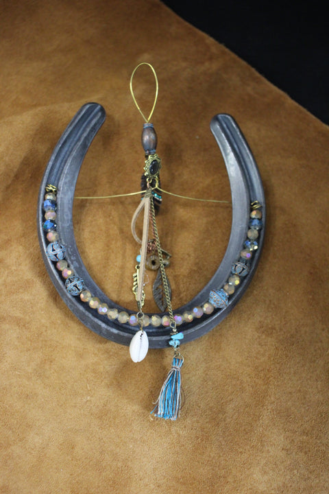 Rustic Beaded Wall Charm