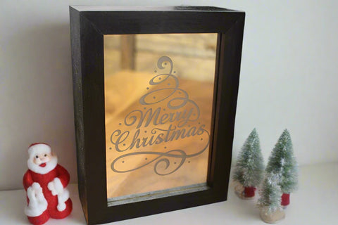 Merry Christmas Light up box by Sheri Gulla