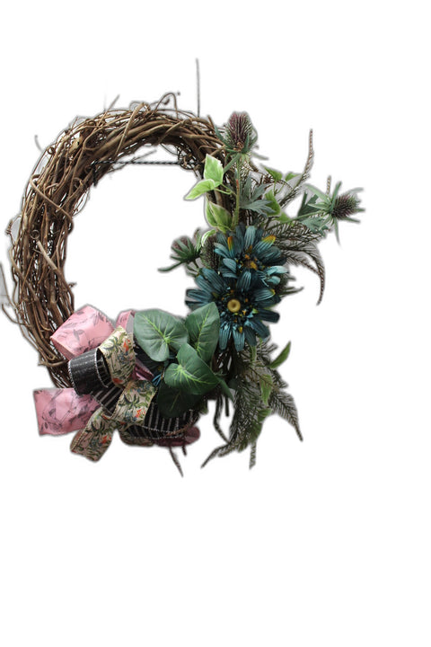 Red Brick Wreaths Woodland Songbird Wreath