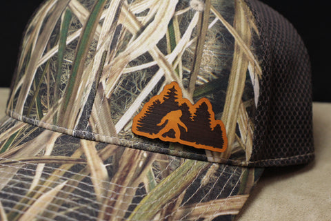 Sasquatch Forest Camo Mesh Trucker Hat