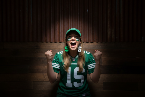 S for MSU Resin Earrings by Harding Made