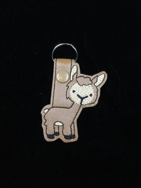 Lama Key Chain by Stitching Critters