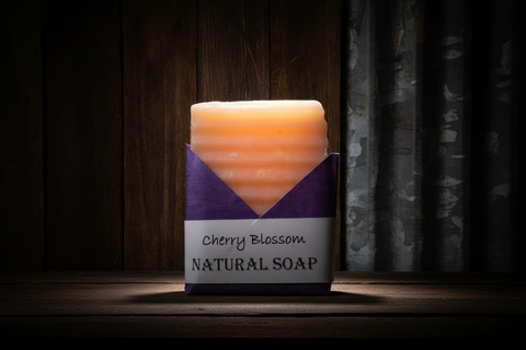 Natural Handmade Cherry Blossom Soap by Joellen Clark
