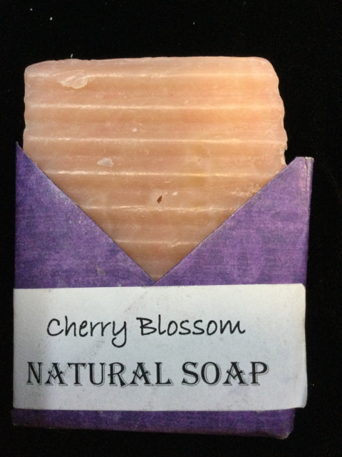 Natural Handmade Cherry Blossom Soap by Joellen Clark