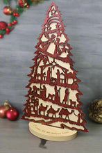 Load image into Gallery viewer, O Come, let us adore him 17&quot; Christmas Tree by Sheri Gulla
