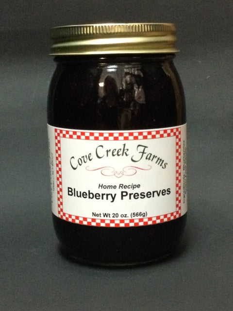 Blueberry Preserves  Cove Creek Farms