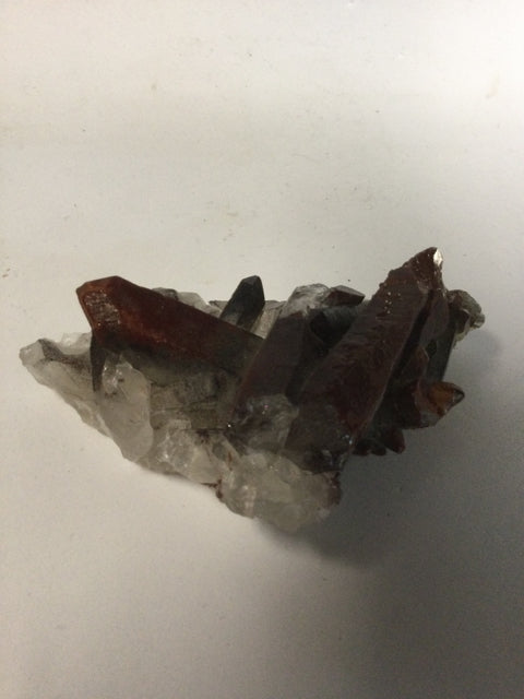 Red Hematite Quartz Cluster by Pirate Booty and Crystal Treasures