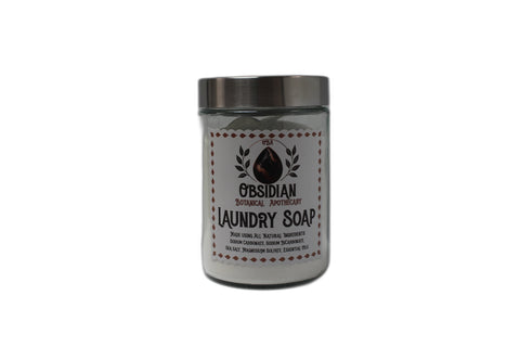 OBA  Natural Laundry Soap in glass jar w/scoop  Sage & Lavender - 48oz