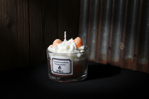 Scent Orange Sherbet Regular TastyWorxCandleCo Soy Candles