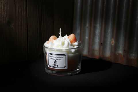 Orange Sherbet Soy Candle by TastyWorxCandleCo
