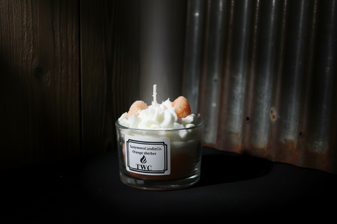 Orange Sherbet Soy Candle by TastyWorxCandleCo