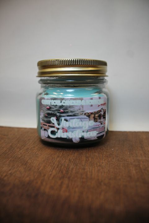 Vintage Christmas Wood Wick 6oz Candle by Gypsy Soul