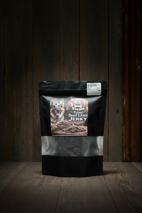 Premium Beef Liver Dog Treats by Pawfect Treats