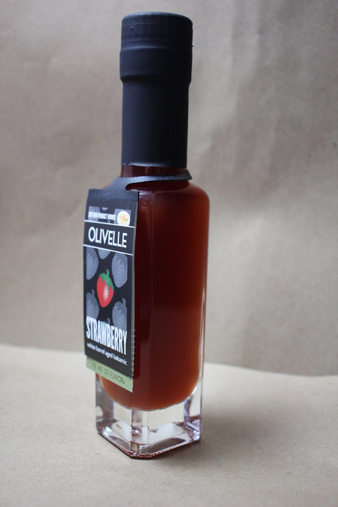 Strawberry White Barrel Aged Balsamic by Olivelle