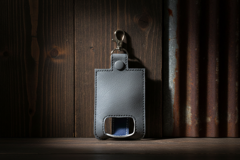 Gray Inhaler Holder by Stitching Critters