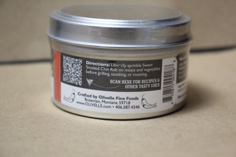 Sweet Smoked Chili Rub Seasoning 3.2oz Seasonings,Rubs & Saltss