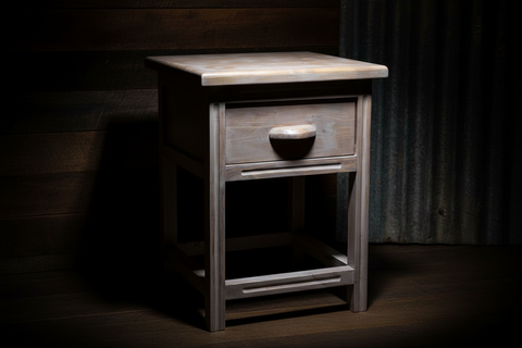 Handcrafted Wooden Side Table by Scott