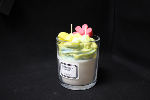 Tasty Worx Candle Co Hazy Hippie Whipped Flower Candle