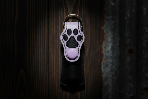 Paw Print  Lip Balm Holder by Stitching Critters