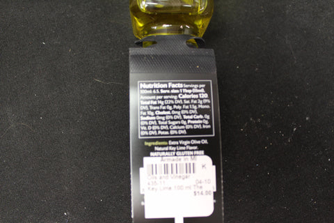Key Lime Infused Olive Oil