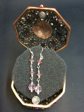 Load image into Gallery viewer, Red Box Pink Earrings by Pirate Booty and Crystal Treasures
