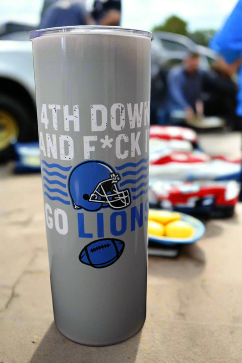 Go Lions 4th Down Tumbler