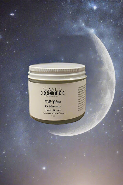 PHASES Full Moon Helichrysum Body Butter, 2oz. by Creations by the Creek