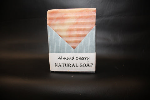 Natural Handmade Almond Cherry Soap by Joellen Clark