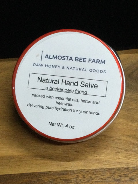 Natural Hand Salve by Almosta Bee Farm