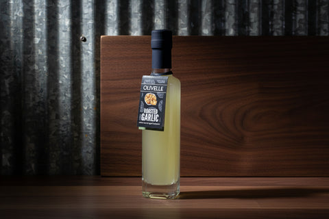 Roasted Garlic White Barrel Aged Balsamic by Olivelle