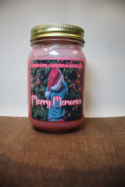 Merry Memories Wood Wick 11oz Candle by Gypsy Soul