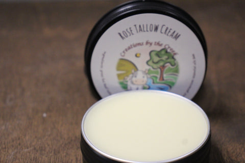 Rose Tallow Cream, 2oz by Creations by the Creek